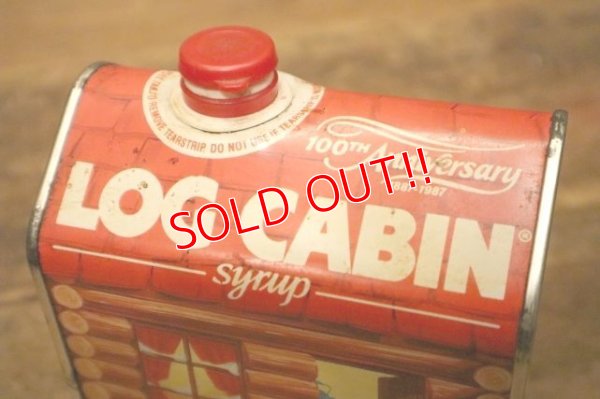 画像3: dp-240605-12 LOG CABIN syrup 100th Anniversary Tin Can