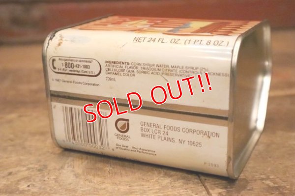 画像8: dp-240605-12 LOG CABIN syrup 100th Anniversary Tin Can