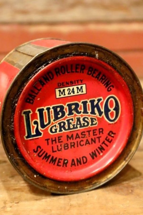 画像6: dp-231012-15 MASTER LUBRICANTS COMPANY / LUBRIKO GREASE Vintage Tin Can
