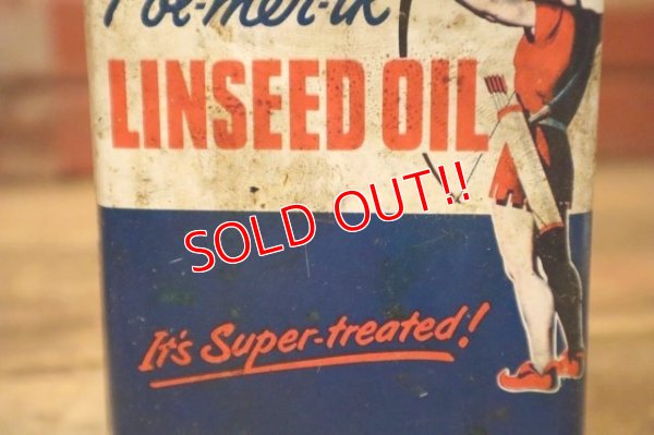 画像3: dp-231016-56 ARCHER-DANIELS-MIDLAND COMPANY / 1950's ARCHER LINSEED OIL CAN