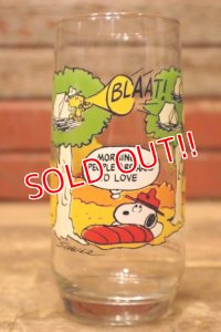gs-240207-07 McDonald's / 1983 Camp Snoopy Collection Glass "Woodstock"