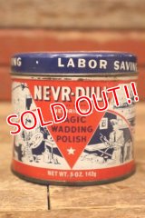 dp-240508-126 THE GEORGE BASCH CO. 1940's NEVR-DULL MAGIC WADDING POLISH CAN