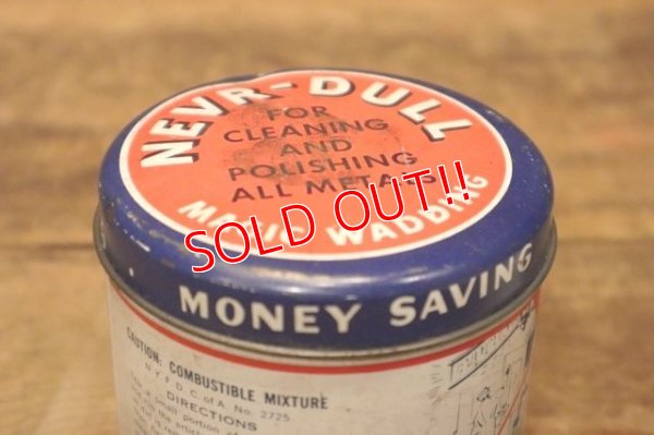 画像6: dp-240508-126 THE GEORGE BASCH CO. 1940's NEVR-DULL MAGIC WADDING POLISH CAN