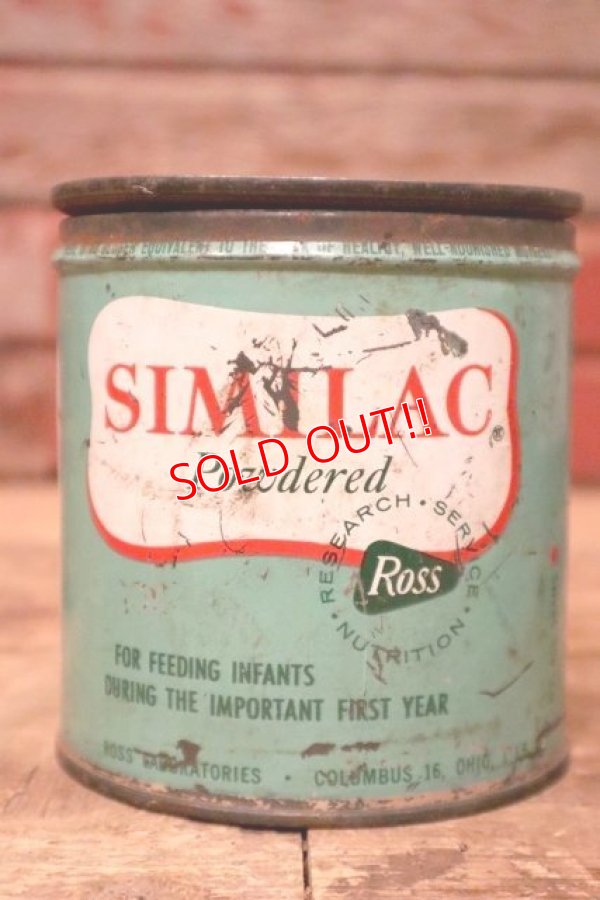 画像1: dp-231016-24 SIMILAC Powdered Vintage Tin Can