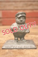 ct-240718-08 K-T Gas Oil 1920's-1930's El Reco Serviceman Cast Iron Paper Weight