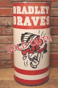 dp-240623-07 Bradley University・Bradley Braves 1960's-1970's Trash Can