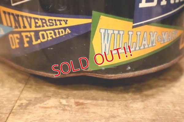 画像7: dp-240718-06 HARVELL 1950's-1960's College Pennant Trash Can