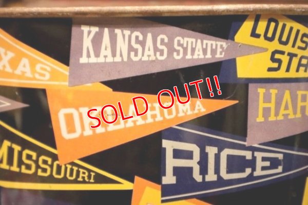 画像5: dp-240718-06 HARVELL 1950's-1960's College Pennant Trash Can