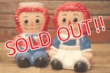 ct-240605-14 RAGGEDY ANN ANDY / PLAY PAL PLASTICS 1970's Coin Bank