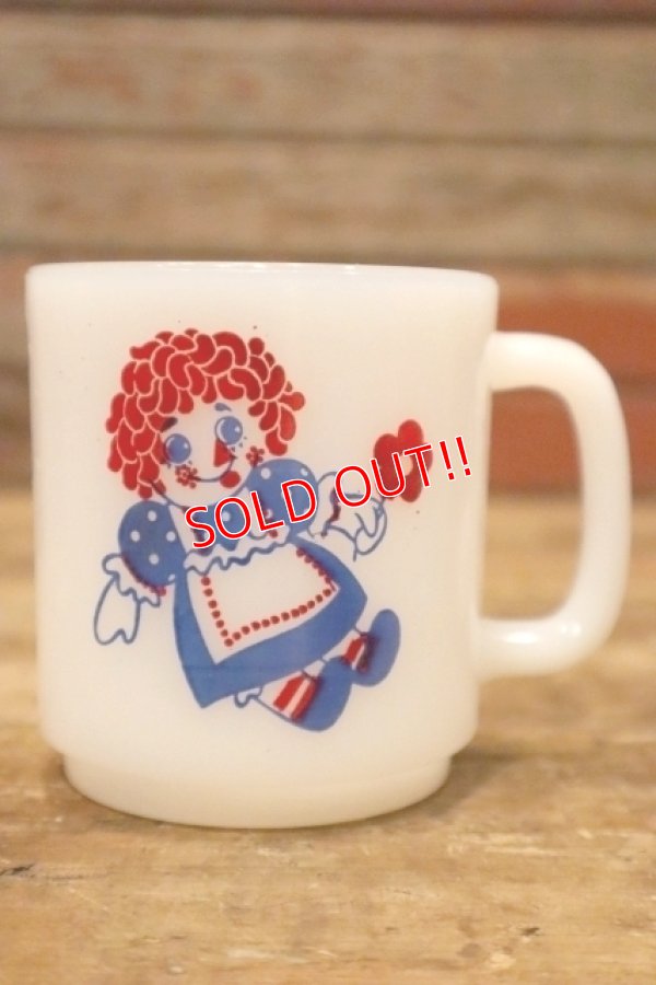 画像1: kt-230809-06 RAGGEDY ANN ANDY / Glasbake 1960's Mug