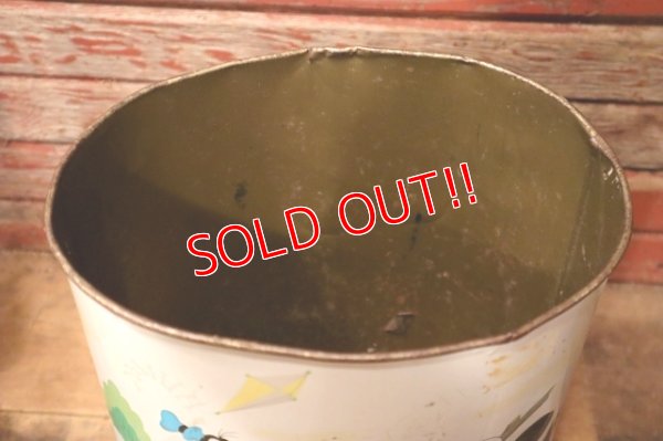 画像14: ct-240605-24 Walt Disney Character's 1970's Tin Trash Can