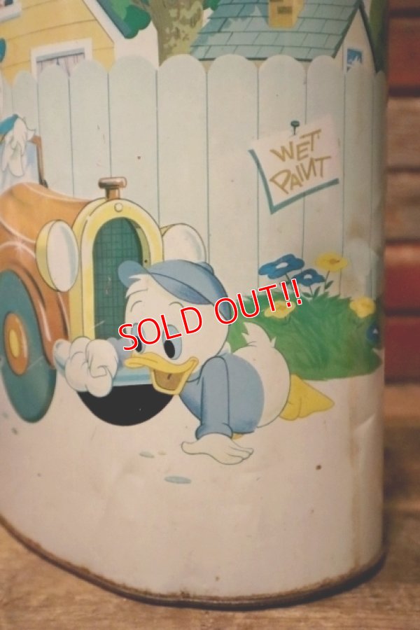 画像9: ct-240605-24 Walt Disney Character's 1970's Tin Trash Can