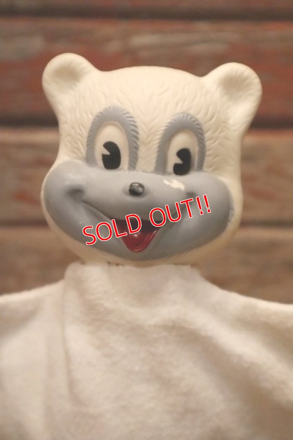 画像2: ct-240611-04 Teddy Snow Crop / 1950's Hand Puppet
