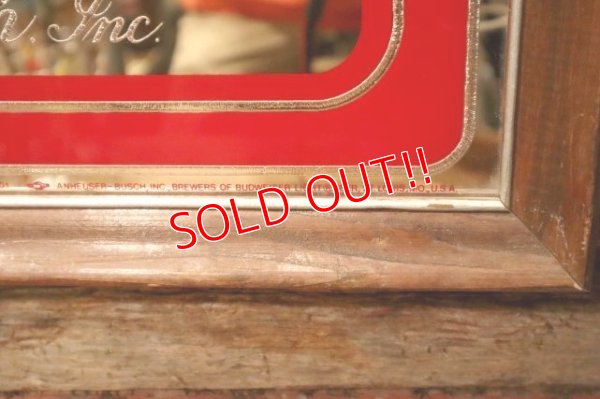 画像4: dp-240321-06 Budweiser LIGHT 1970's Pub Mirror