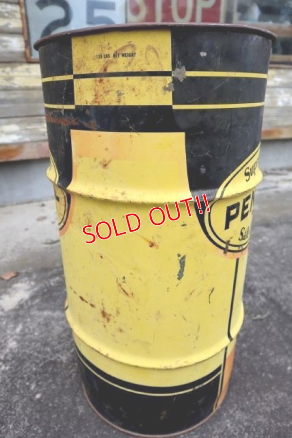 画像7: dp-240604-08 PENNZOIL / 1970's 120 LBS. Motor Oil Can