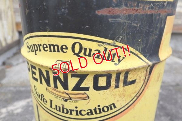 画像2: dp-240604-08 PENNZOIL / 1970's 120 LBS. Motor Oil Can
