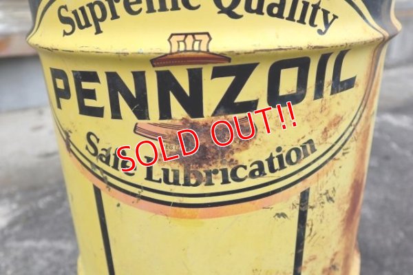 画像5: dp-240604-08 PENNZOIL / 1970's 120 LBS. Motor Oil Can