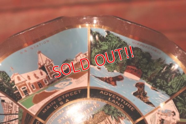 画像5: dp-240611-16 Disneyland / Vintage Souvenir Glass Tray