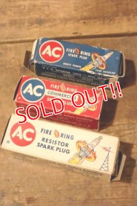 dp-240508-116 AC SPARK PLUG 1960's "FIRE RING"