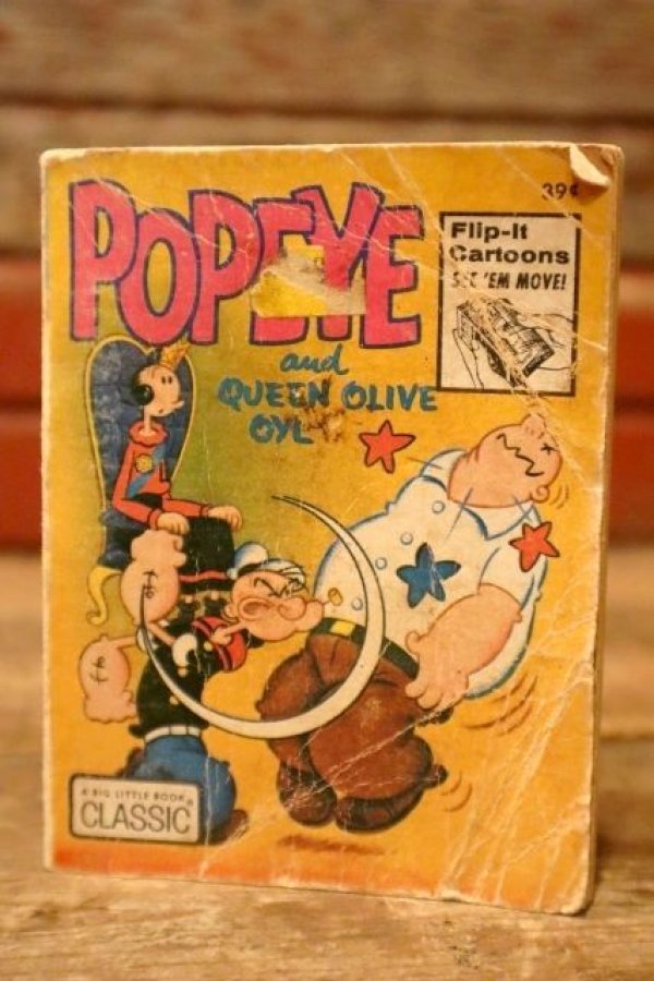 画像1: ct-220901-13 Popeye / WHITMAN 1973 "POPEYE and QUEEN OLIVE OYL" Book