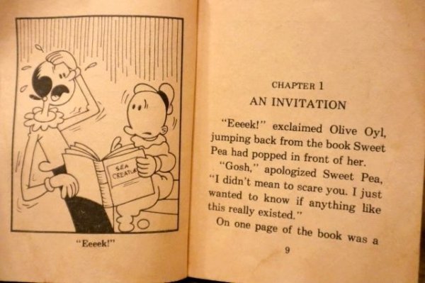 画像4: ct-220901-13 Popeye / WHITMAN 1980 "POPYE IN DEEP-SHE DANGER" Book