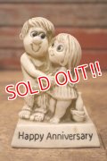 ct-220901-15 RUSS BERRIE 1976 Message Doll "Happy Anniversary"