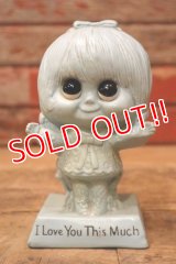 ct-220901-15 R & W BERRIES 1970 Message Doll "I LOVE YOU THIS MUCH"