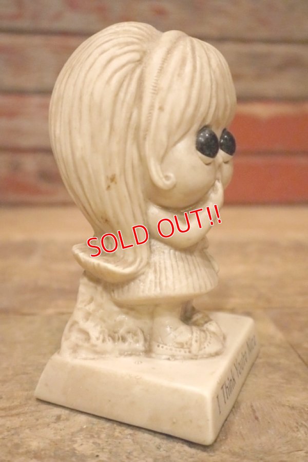 画像3: ct-220901-15 RUSS BERRIE 1970 Message Doll "I Think You're Nice"