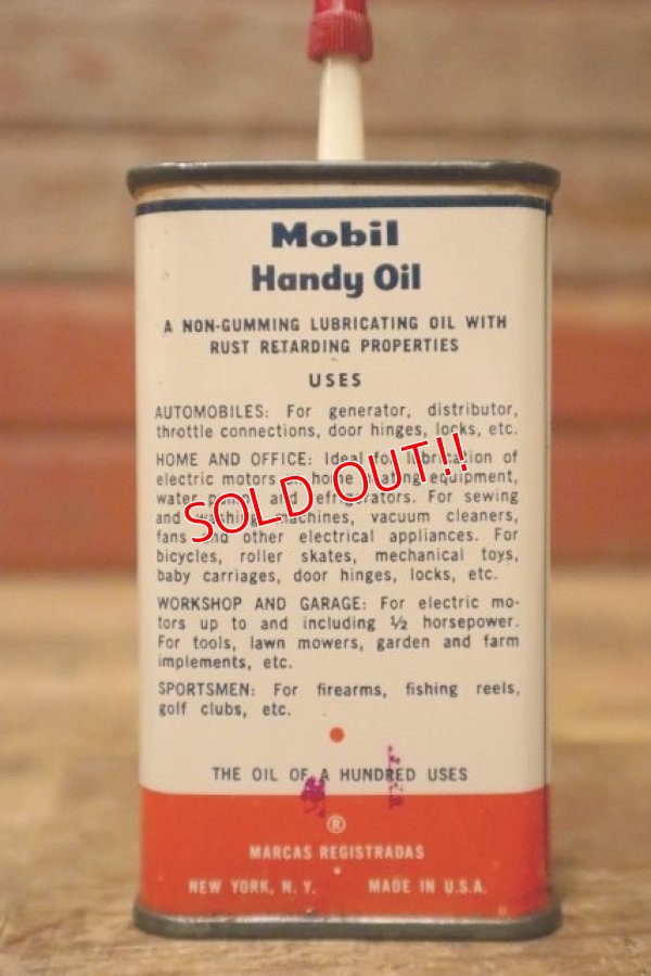 画像3: dp-240814-37 Mobil / 1950's-1960's Handy Oil Can