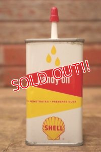 dp-240814-35 SHELL / 1950's-1960's Handy Oil Can