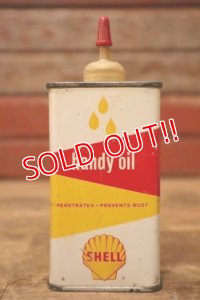 dp-240814-34 SHELL / 1950's-1960's Handy Oil Can