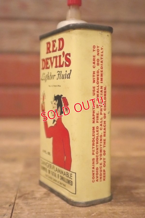 画像4: dp-240814-28 RED DEVIL / Lighter Fluid 4 FL.OZ Handy Oil Can
