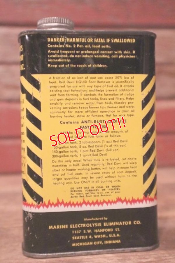 画像3: dp-240814-25 RED DEVIL / SOOT REMOVER 1 U.S. PINT CAN