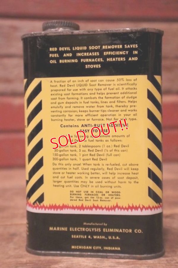 画像3: dp-240814-26 RED DEVIL / SOOT REMOVER 1 U.S. PINT CAN