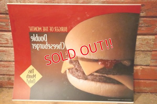 画像5: dp-230901-45 McDonald's / 1992 Translite "Double Cheese Burger"