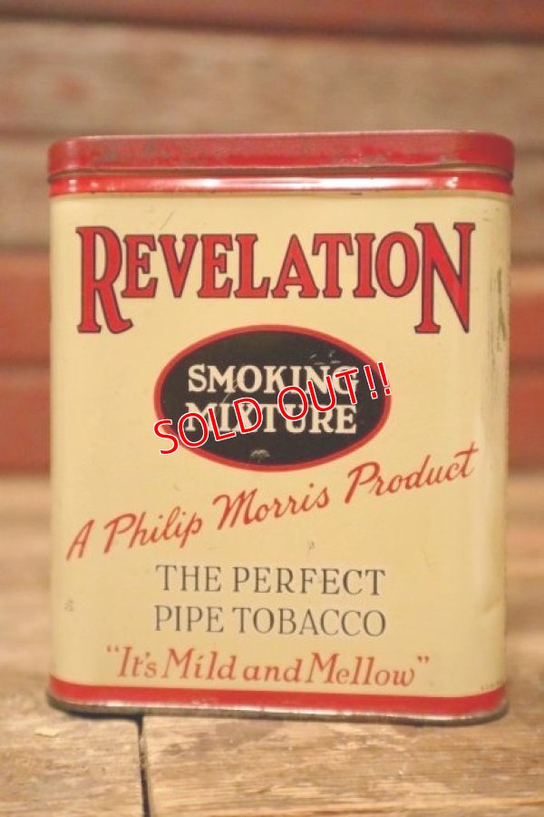 画像1: dp-240814-38 REVELATION / 1930's-1940's SMOKING MIXTURE Can