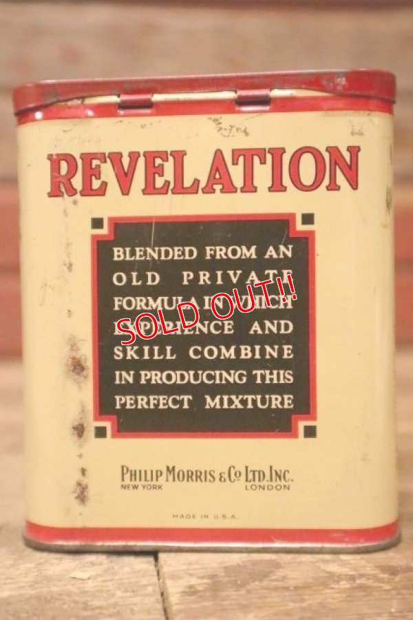 画像3: dp-240814-38 REVELATION / 1930's-1940's SMOKING MIXTURE Can