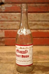 dp-240814-09 Howel's ROOT BEER 1950's-1960's 12 FL. OZ. Bottle