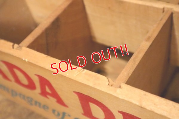 画像5: dp-240814-02 CANADA DRY / 1970's Wood Box