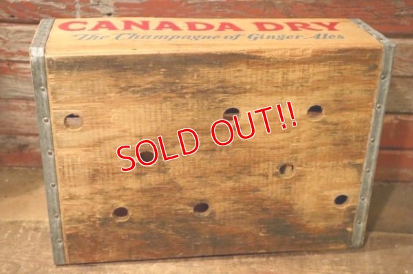 画像9: dp-240814-02 CANADA DRY / 1970's Wood Box