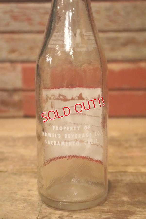 画像5: dp-240814-09 Howel's ROOT BEER 1950's-1960's 12 FL. OZ. Bottle