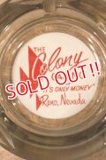 dp-240814-55 THE Colony CASINO / Vintage Glass Ashtray