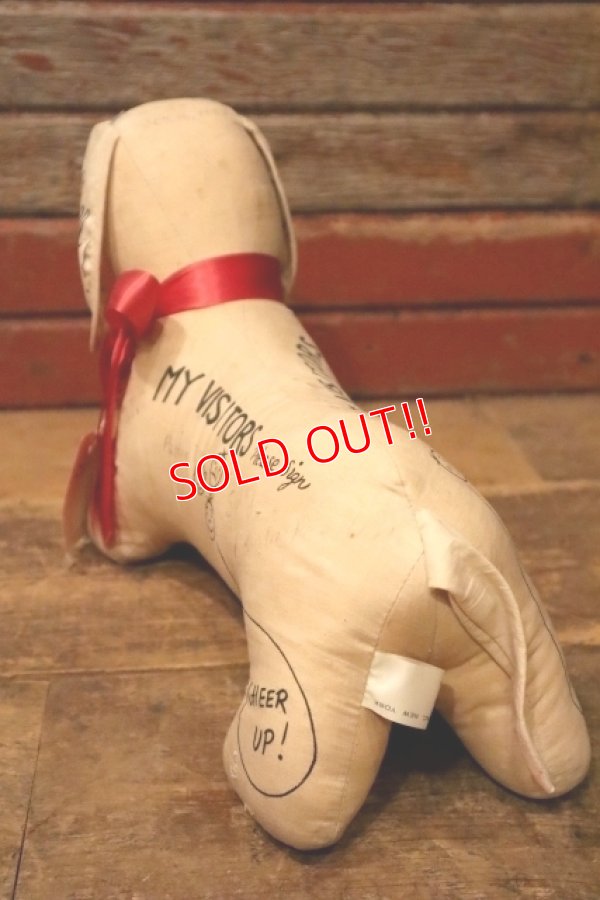 画像4: ct-230414-21 "Get Well Soon" 1950's-1960's Dachshund Message Doll