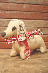 ct-230414-21 "Get Well Soon" 1950's-1960's Dachshund Message Doll