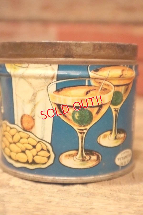 画像3: ct-240814-28 PLANTERS / MR.PEANUT 1940's Cocktail SALTED PEANUTS Can