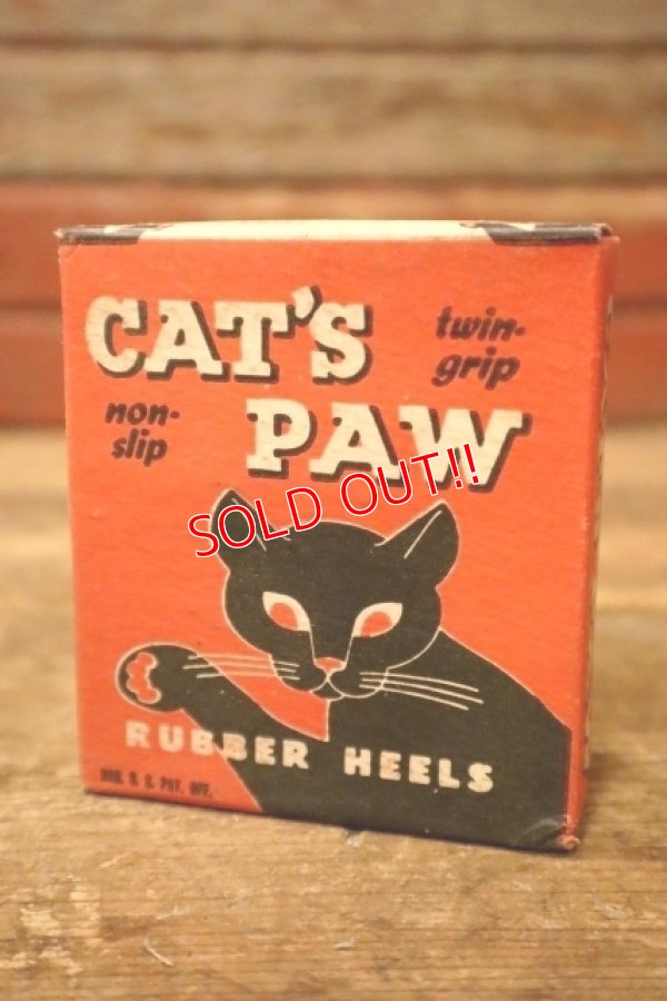 画像1: dp-230301-109 CAT'S PAW / 1950's RUBBER HEELS