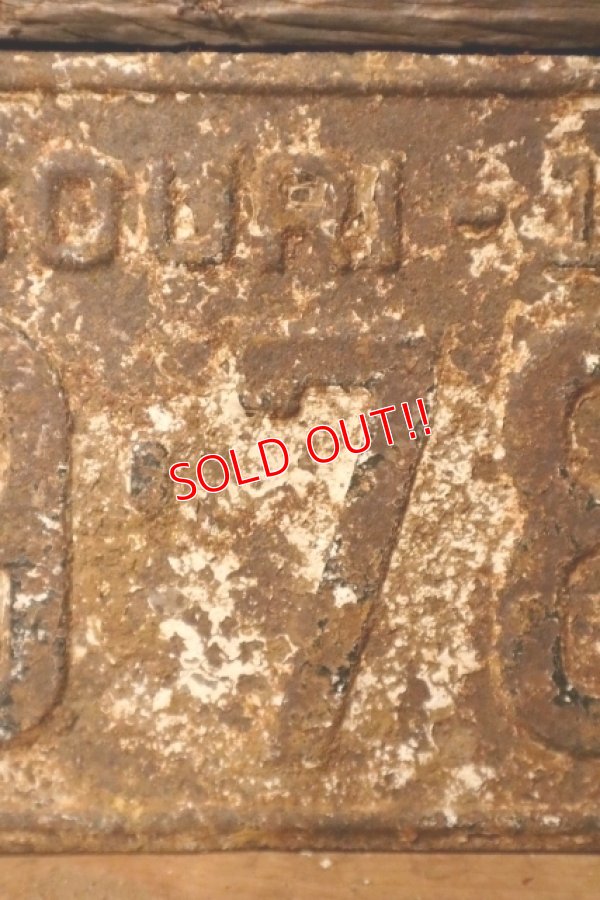 画像3: dp-230601-21 License Plate 1947 MISSOURI "99-780"