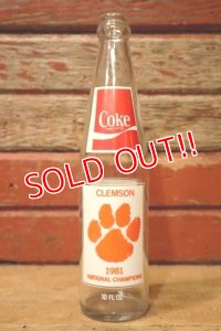 dp-230101-65 Clemson University / CLEMSON TIGERS 1981 National Champions Coca Cola Bottle