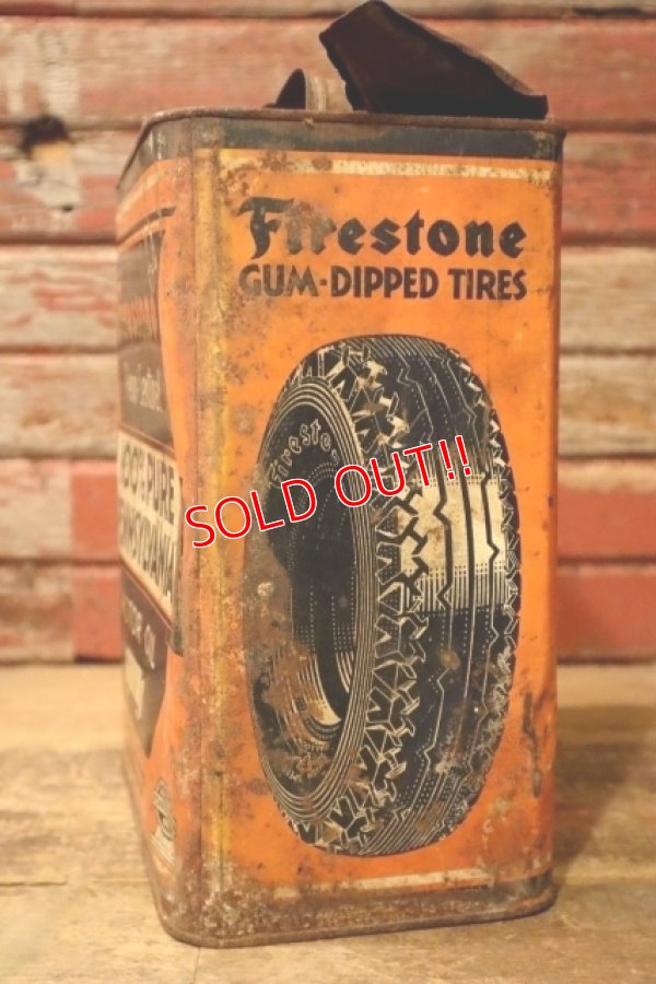 画像6: dp-240911-59 Firestone 1940's 100% PURE PENNSYLVANIA MOTOR OIL TWO U.S. GALLONS CAN
