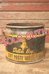 dp-240911-77 Dutch Boy / 1950's-1960's SOFT PASTE WHITE LEAD 50 LBS. NET Bucket